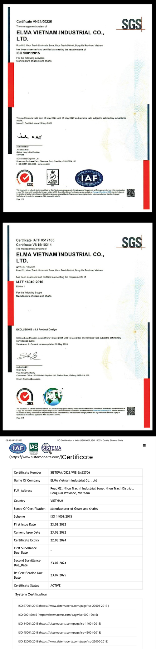 CÔNG TY TNHH CÔNG NGHIỆP ELMA VIỆT NAM ELMA VIETNAM INDUSTRIAL CO., LTD | Fact-Link Viet Nam
