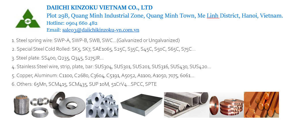 Công ty TNHH Daiichi Kinzoku Viet Nam Daiichi Kinzoku Vietnam Co., Ltd | Fact-Link Viet Nam