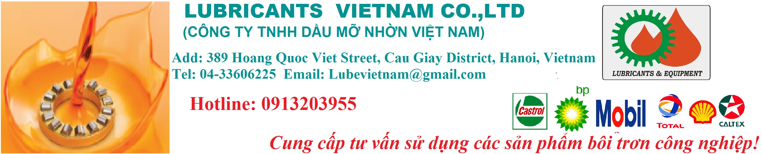 Công ty TNHH Dầu Mỡ Nhờn Việt Nam Lubricants Viet Nam Co.,Ltd | Fact-Link Viet Nam