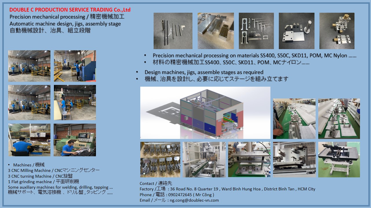 CÔNG TY TNHH THƯƠNG MẠI DỊCH VỤ SẢN XUẤT DOUBLE C DOUBLE C PRODUCTION SERVICE TRADING CO.,LTD | Fact-Link Viet Nam