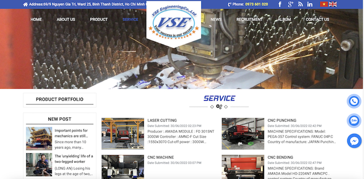 Công Ty TNHH Kỹ Thuật VSE VSE ENGINEERING CO., LTD | Fact-Link Viet Nam