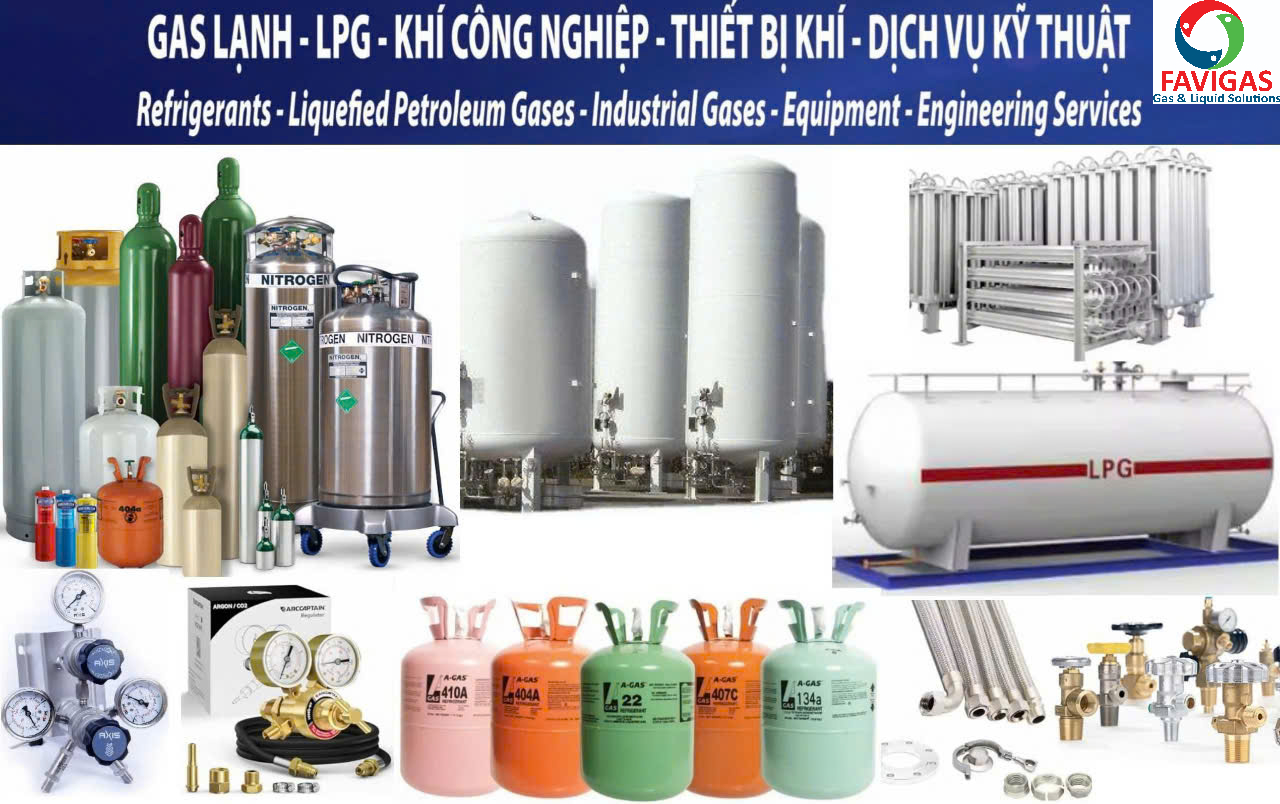 KHÍ CÔNG NGHIỆP - CÔNG TY TNHH FAVIGAS FAVIGAS COMPANY LIMITED | Fact-Link Viet Nam