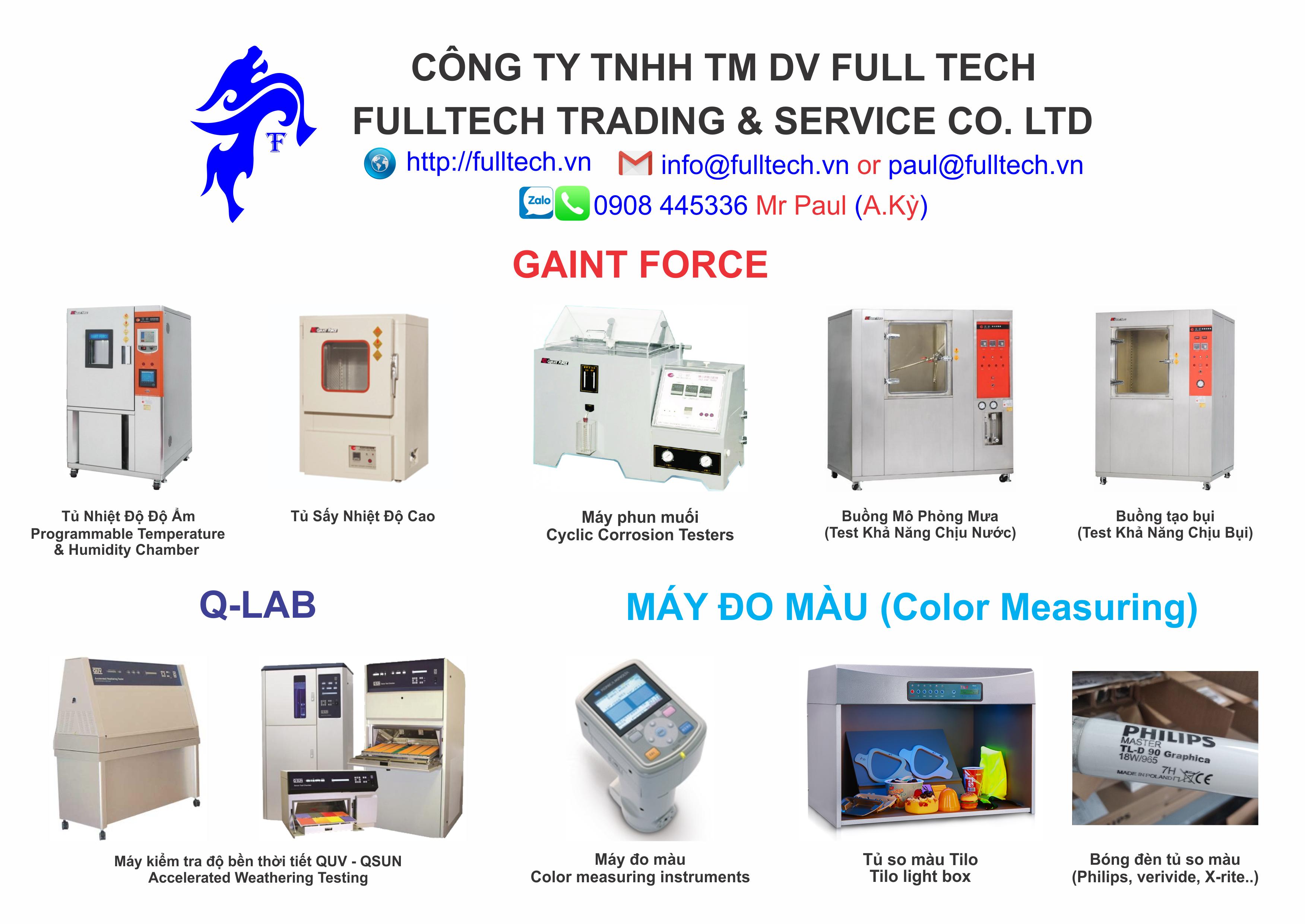 CTY TNHH THƯƠNG MẠI DỊCH VỤ FULL TECH VIỆT NAM FULL TECH VIET NAM SERVICE TRADING COMPANY LIMITED | Fact-Link Viet Nam