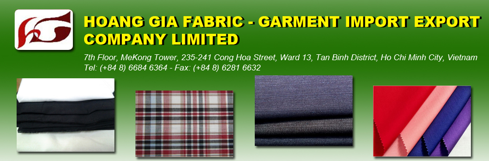 Công Ty TNHH XNK Vải May Mặc Hoàng Gia Hoang Gia Fabric - Garments Import & Export Co.,Ltd | Fact-Link Viet Nam