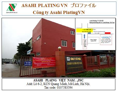 ASAHI PLATING VIETNAM CO.,LTD ASAHI PLATING VIETNAM CO.,LTD | Fact-Link Viet Nam