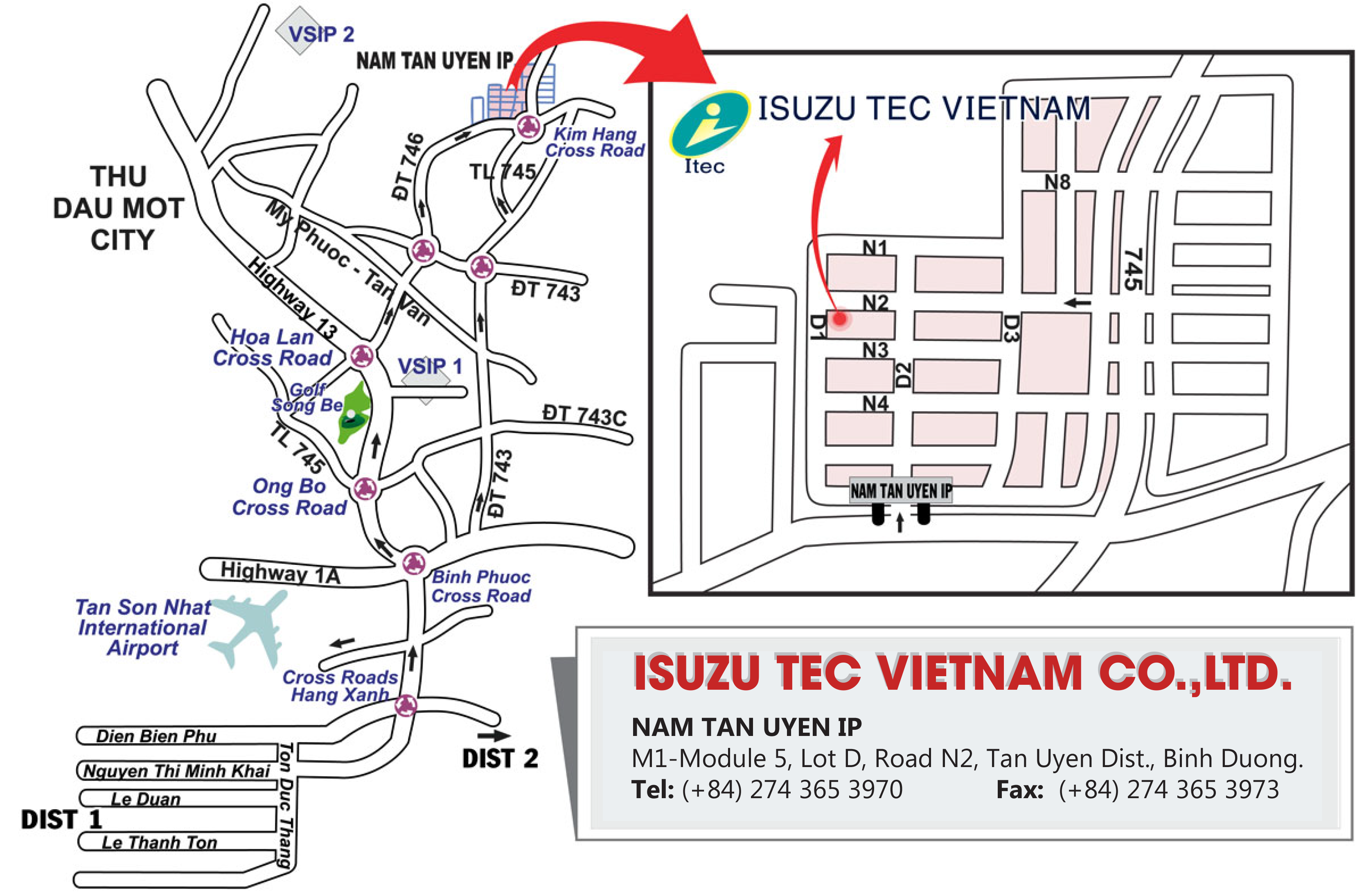 五十鈴テック ベトナム ISUZU TEC VIETNAM Co.,Ltd.   | Fact-Link Viet Nam
