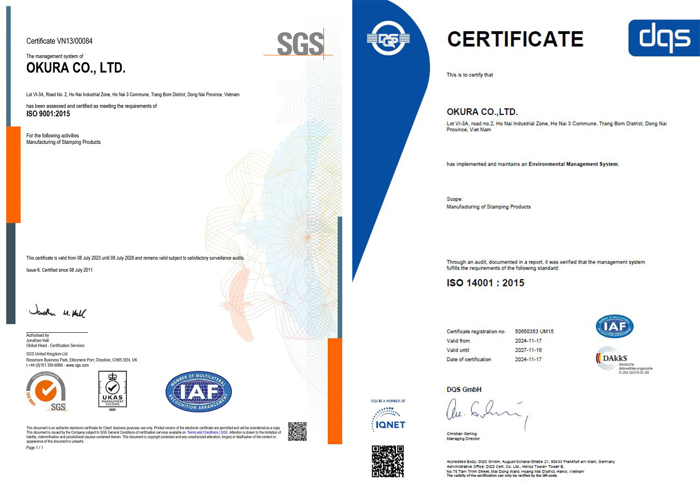 OKURA Co.,Ltd. | Fact-Link Viet Nam