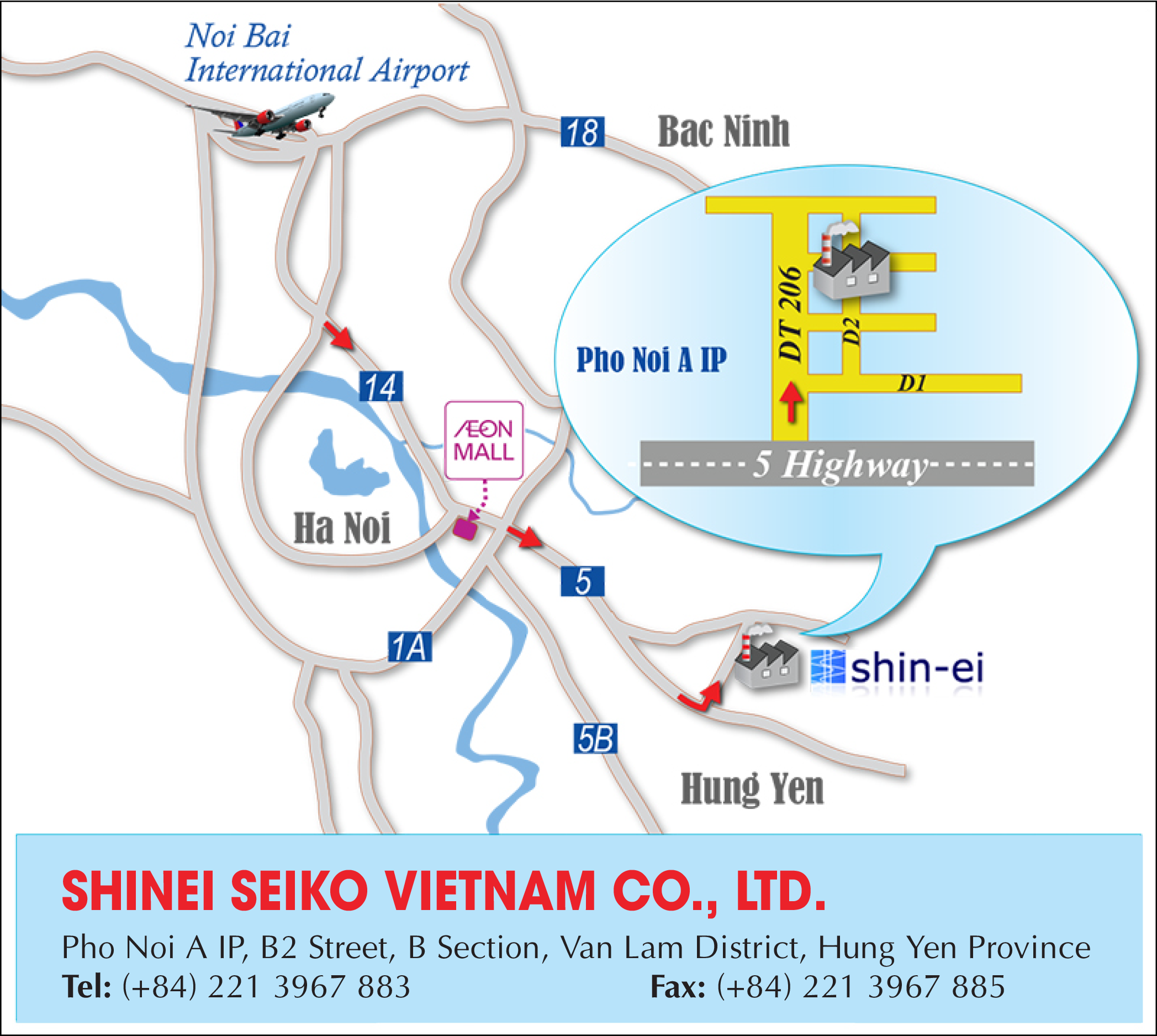 Công ty TNHH Shinei Seiko Việt Nam SHINEI SEIKO VIETNAM CO.,LTD | Fact-Link Viet Nam