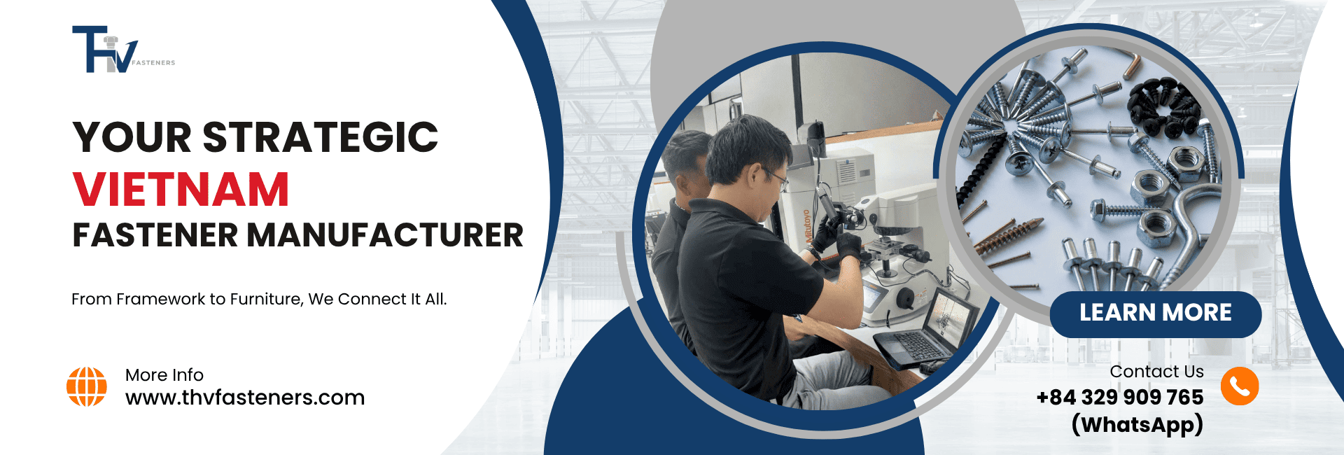THV ファスナー ベトナム - THIEN HUONG VIET COMPANY LIMITED THV Fasteners Vietnam - THIEN HUONG VIET COMPANY LIMITED | Fact-Link Viet Nam
